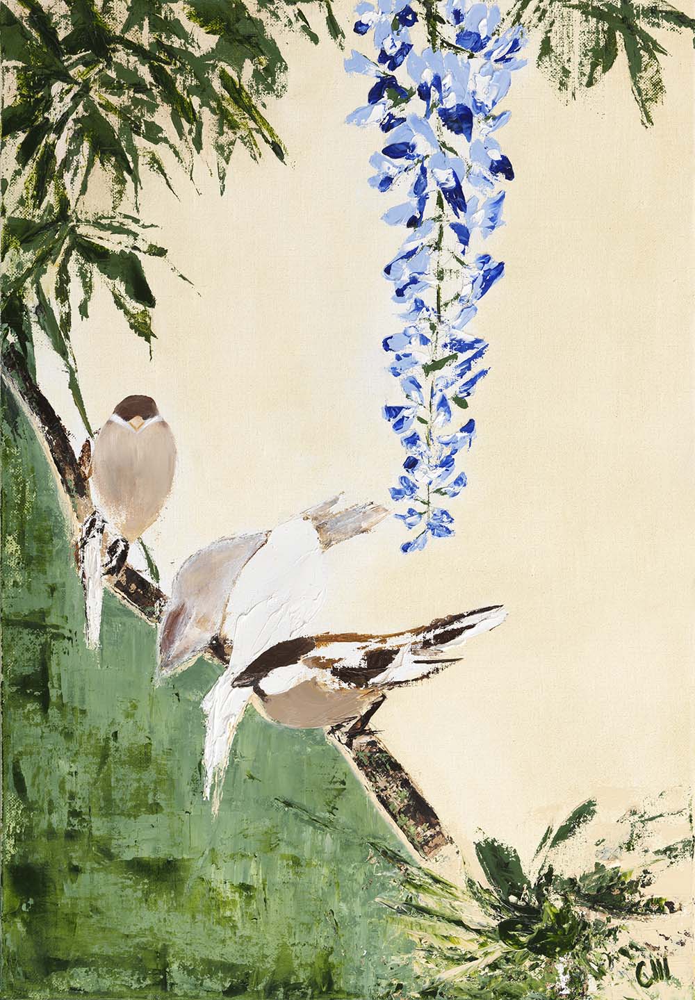 Palabre I Huile sur toile – 55x38 Image