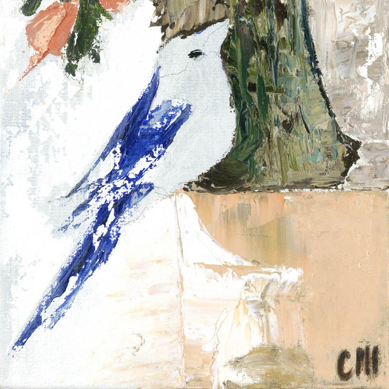 À la recherche de Pamina | Huile sur toile - 22x16