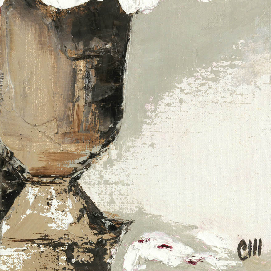 Souper à Nohant | Huile sur toile - 22x16