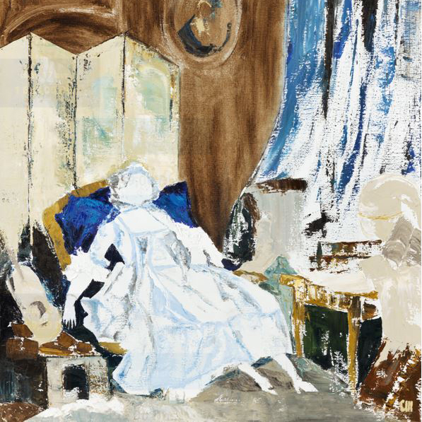 Paravent | Huile sur toile - 100x81