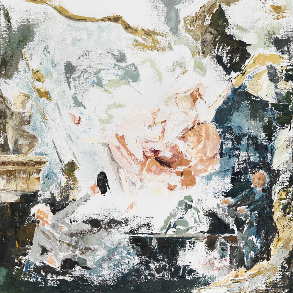 La balançoire | Huile sur toile - 100x81