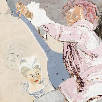 Lol | Huile sur toile - 65x54