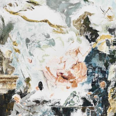 La balançoire | Huile sur toile - 100x81