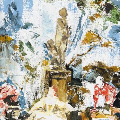 La rencontre | Huile sur toile - 61x46