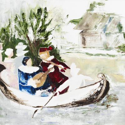 Barcarolle I Huile sur toile - 54x65