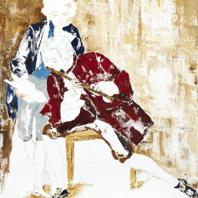 Allegretto I Huile sur toile - 81x65