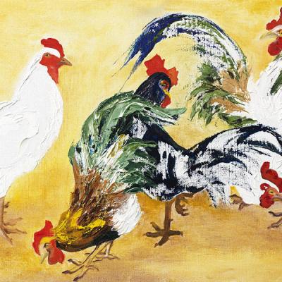 Cantabile I Huile sur toile - 33x55