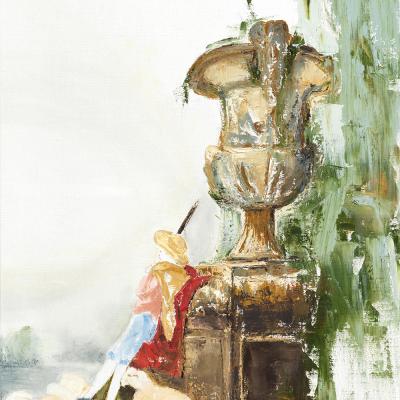 Idylle I Huile sur toile - 65x54