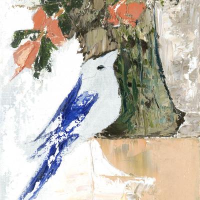 À la recherche de Pamina | Huile sur toile - 22x16
