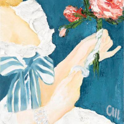  Ispahan I Huile sur toile - 22x16